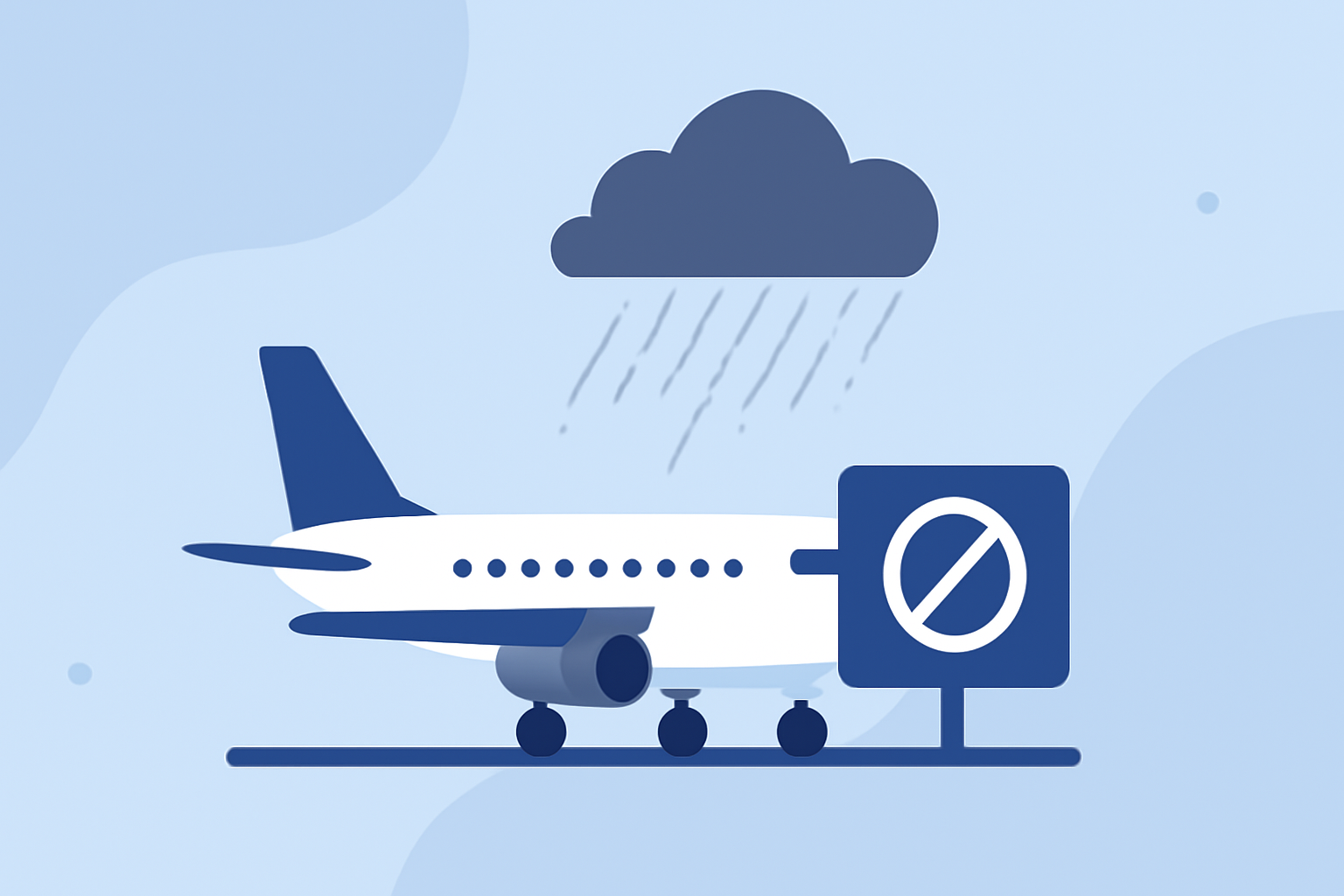 Understanding Ground Stops in Bad Weather