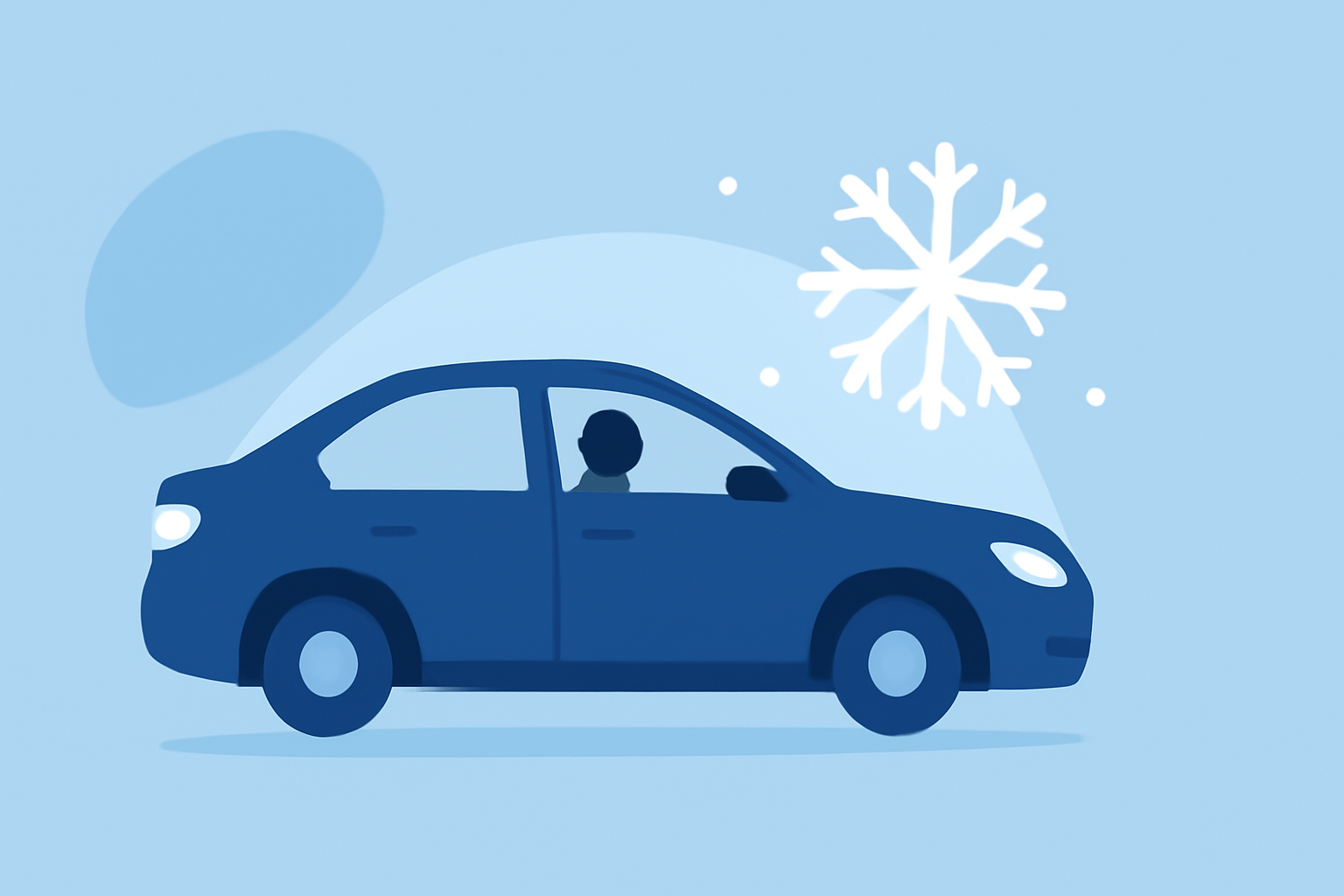 Ice Storm Safety Step by Step in the Car