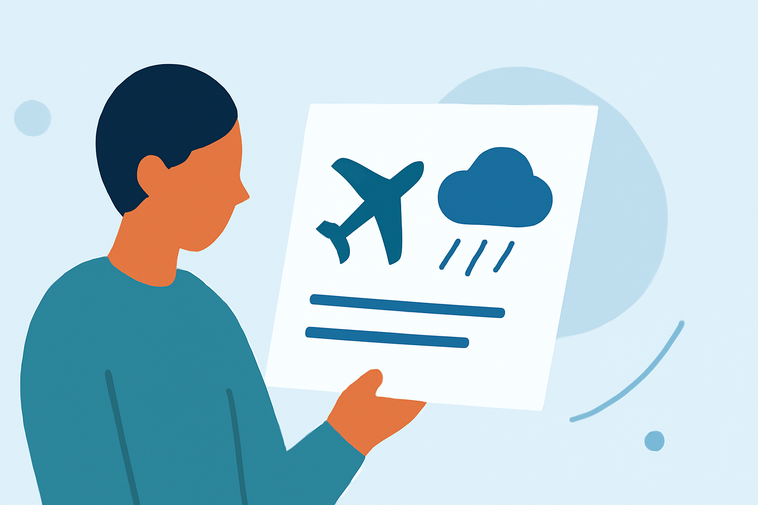 Managing Flight Delays Due to Rain During Weekend Getaways