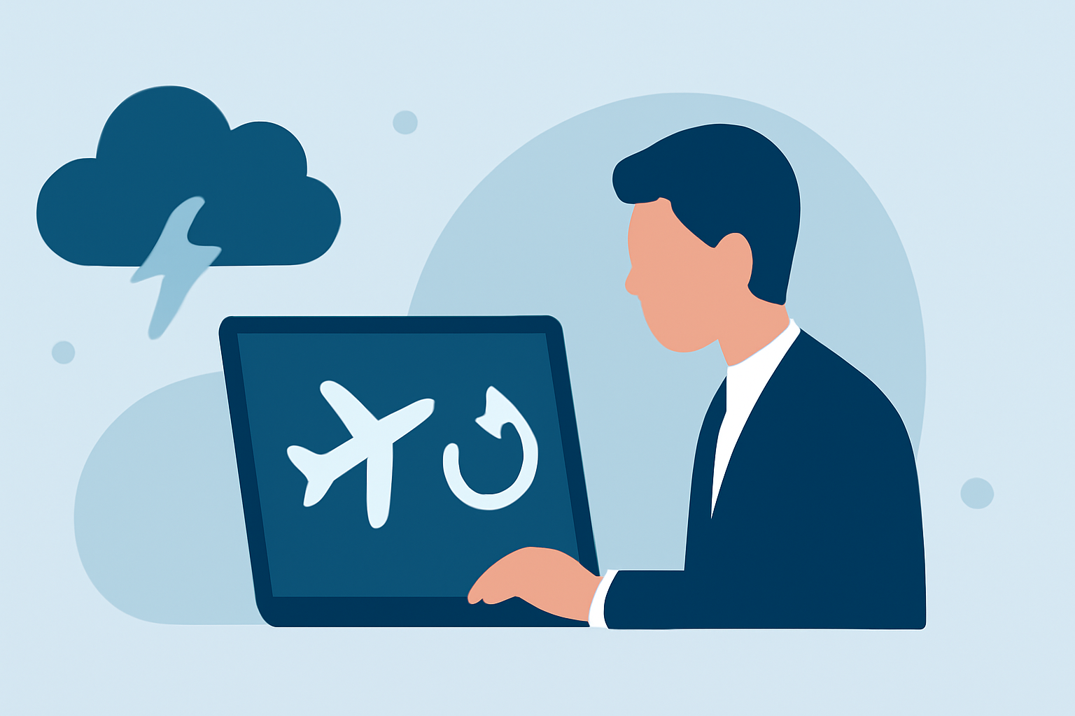Rebooking Flights During Storms: A Business Traveler's Guide