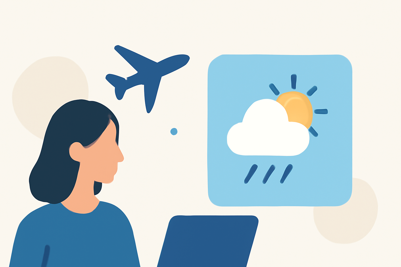 Morning-of-Departure Weather Planning for International Travel