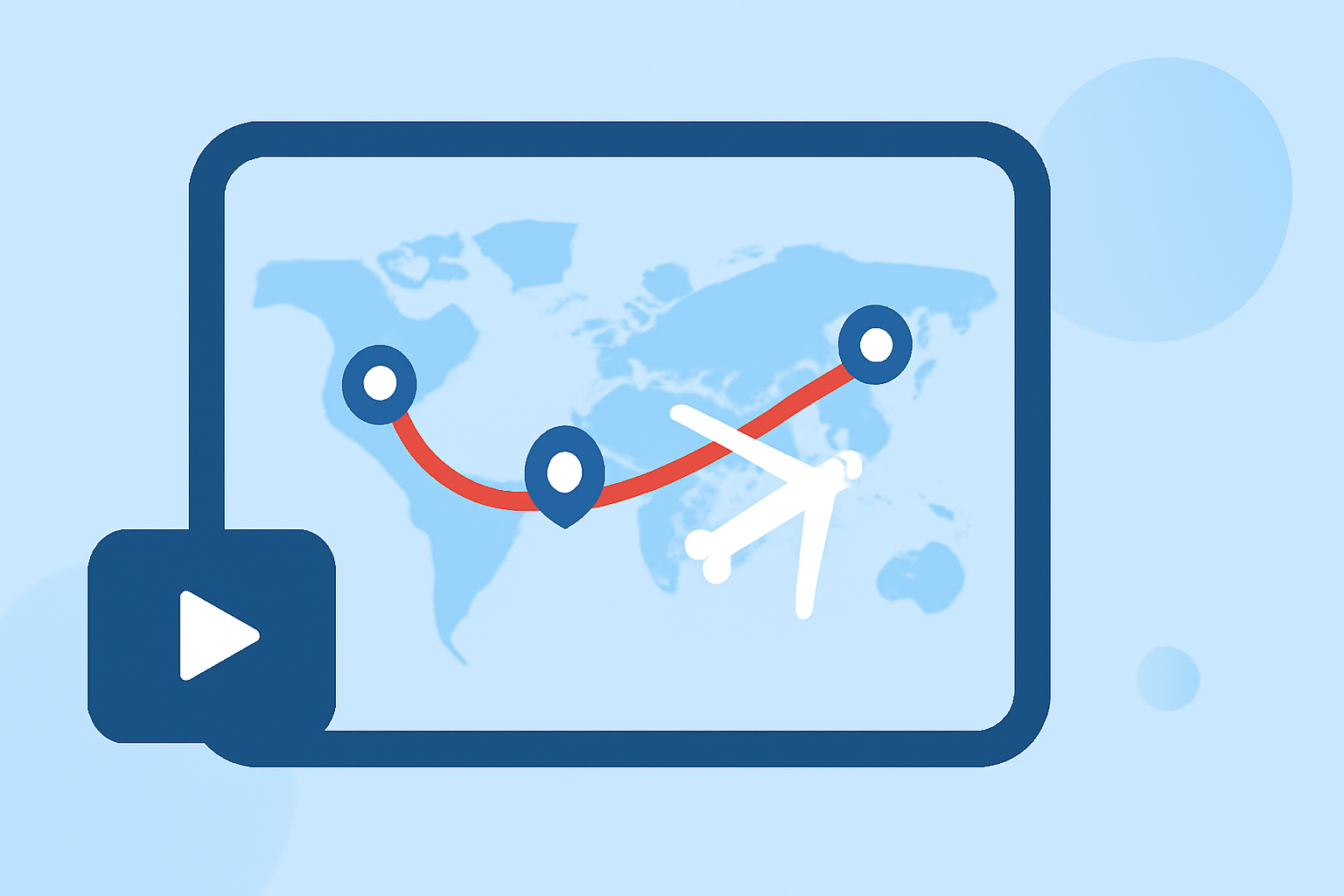 Creating Engaging Flight Route Map Overlays for YouTube Videos