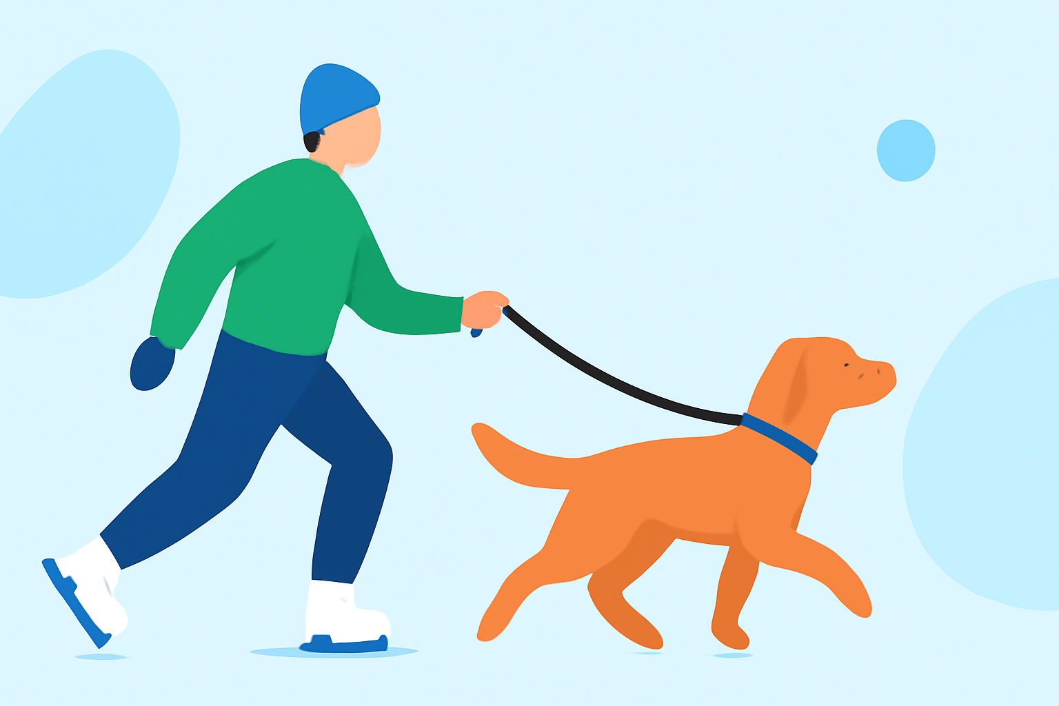 Weather Considerations for Ice Skating with Your Pet