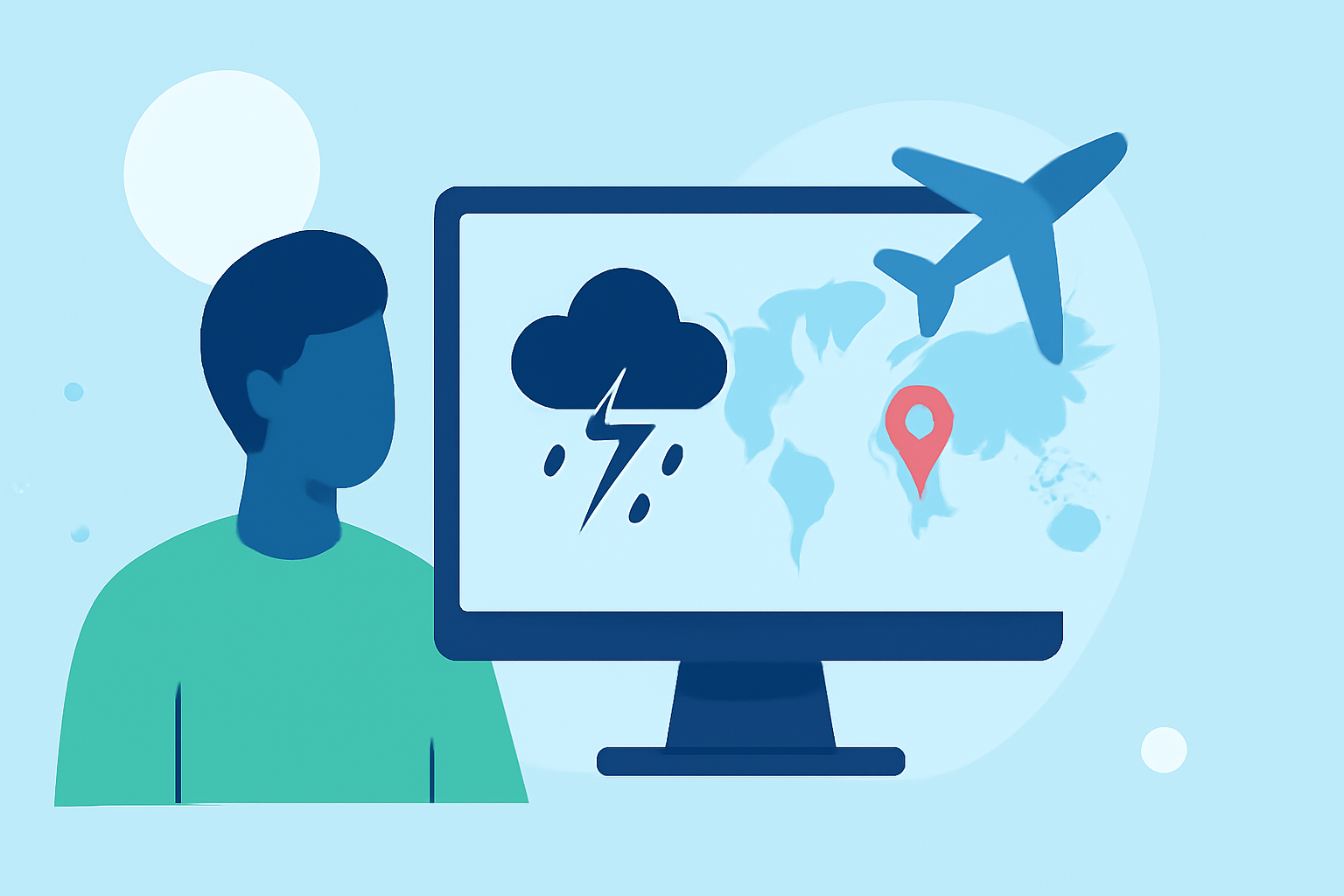How to Effectively Track Storms Before Your International Trip