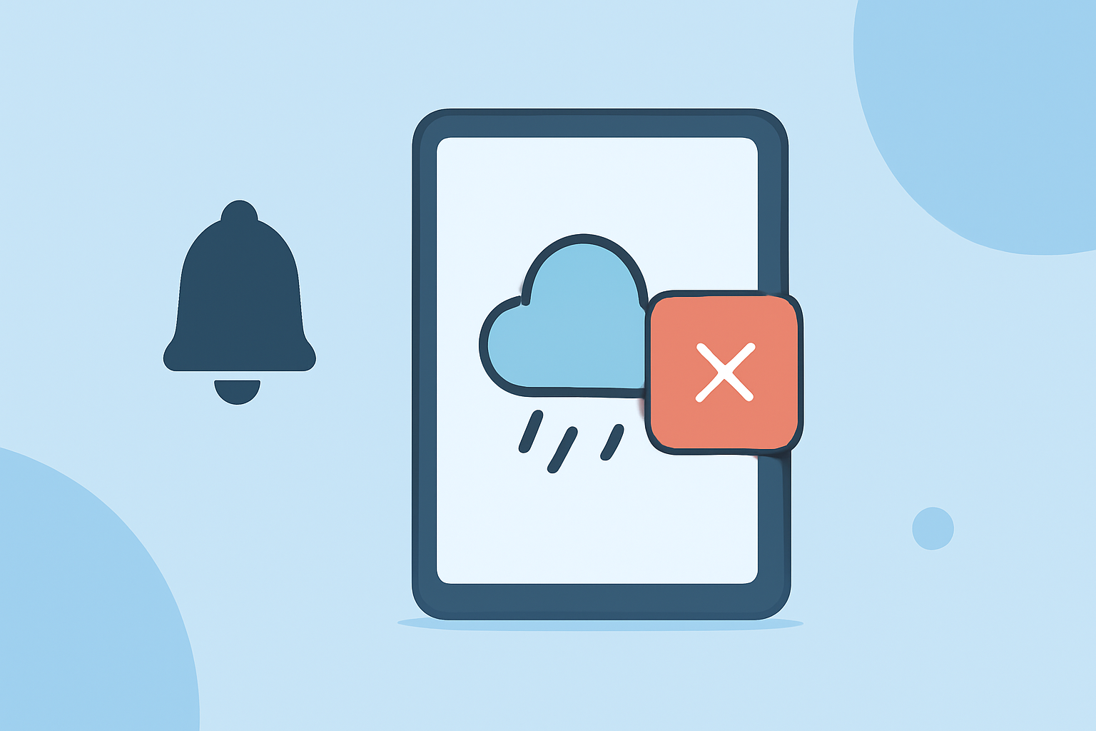 Quick Rain Stop Notifications on iPad