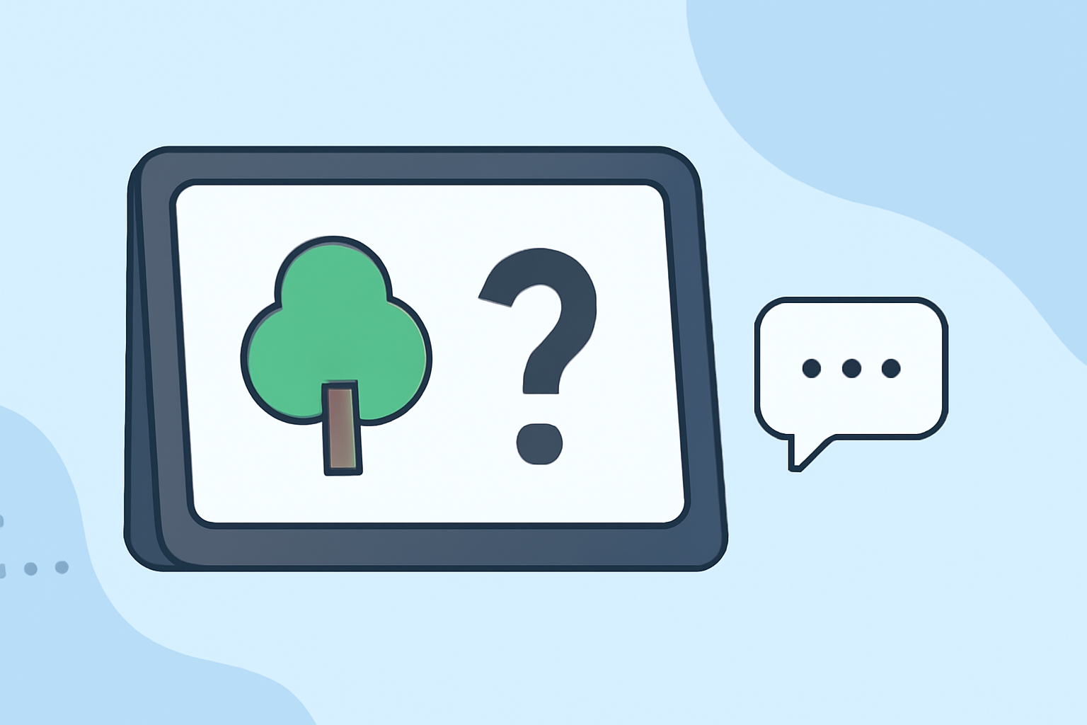 Common Tree Pollen Questions on a Smart Display