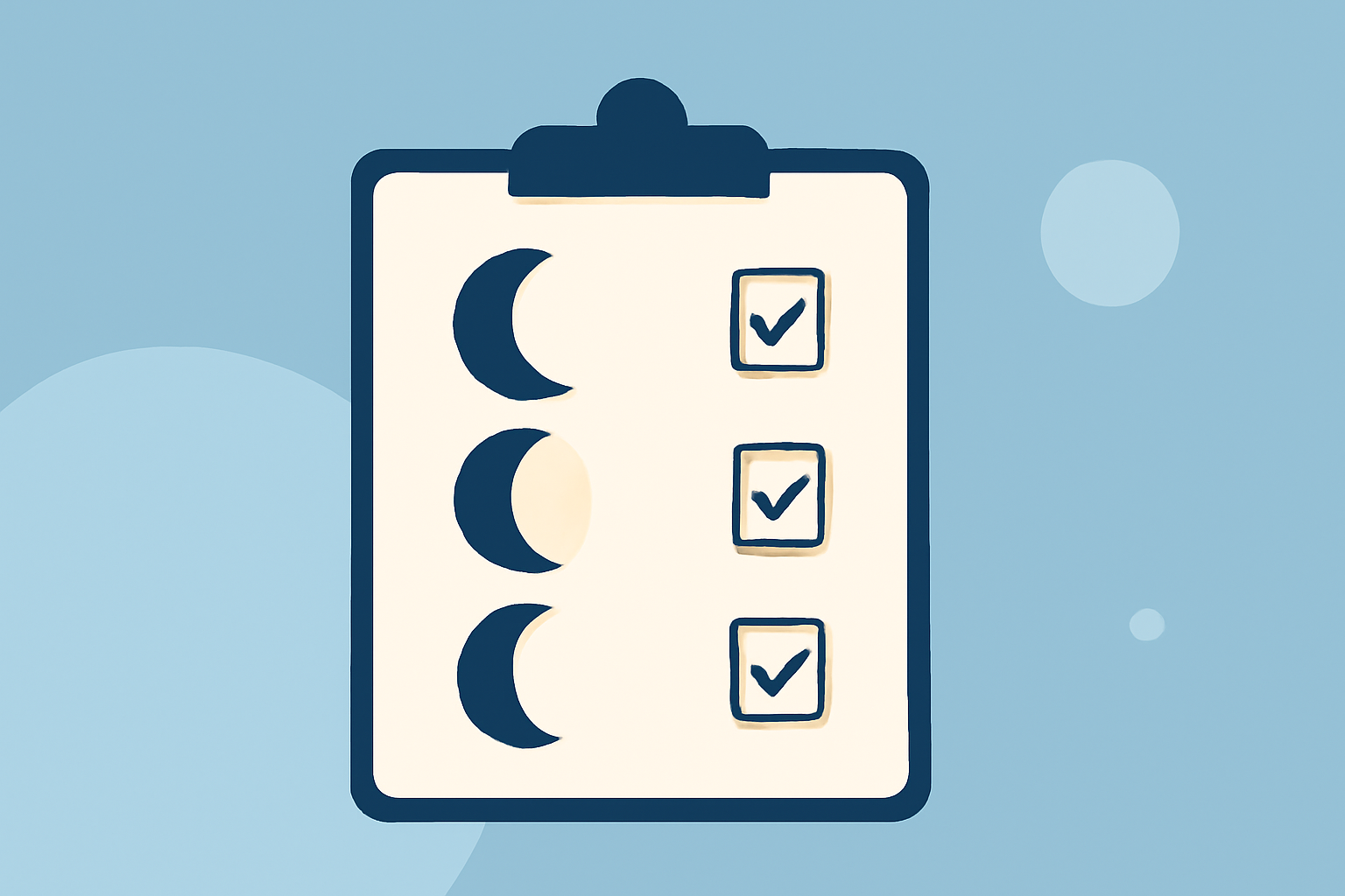 Moon Phases Checklist for Outdoor Events
