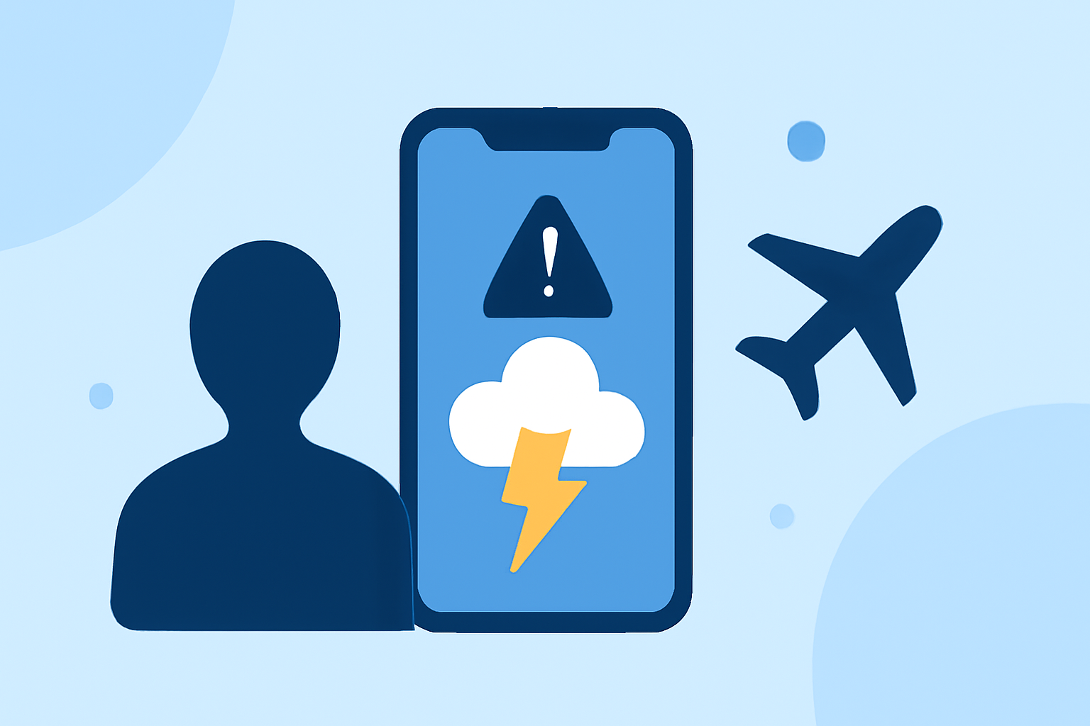Staying Safe: Thunderstorm Awareness Near Airports on Android