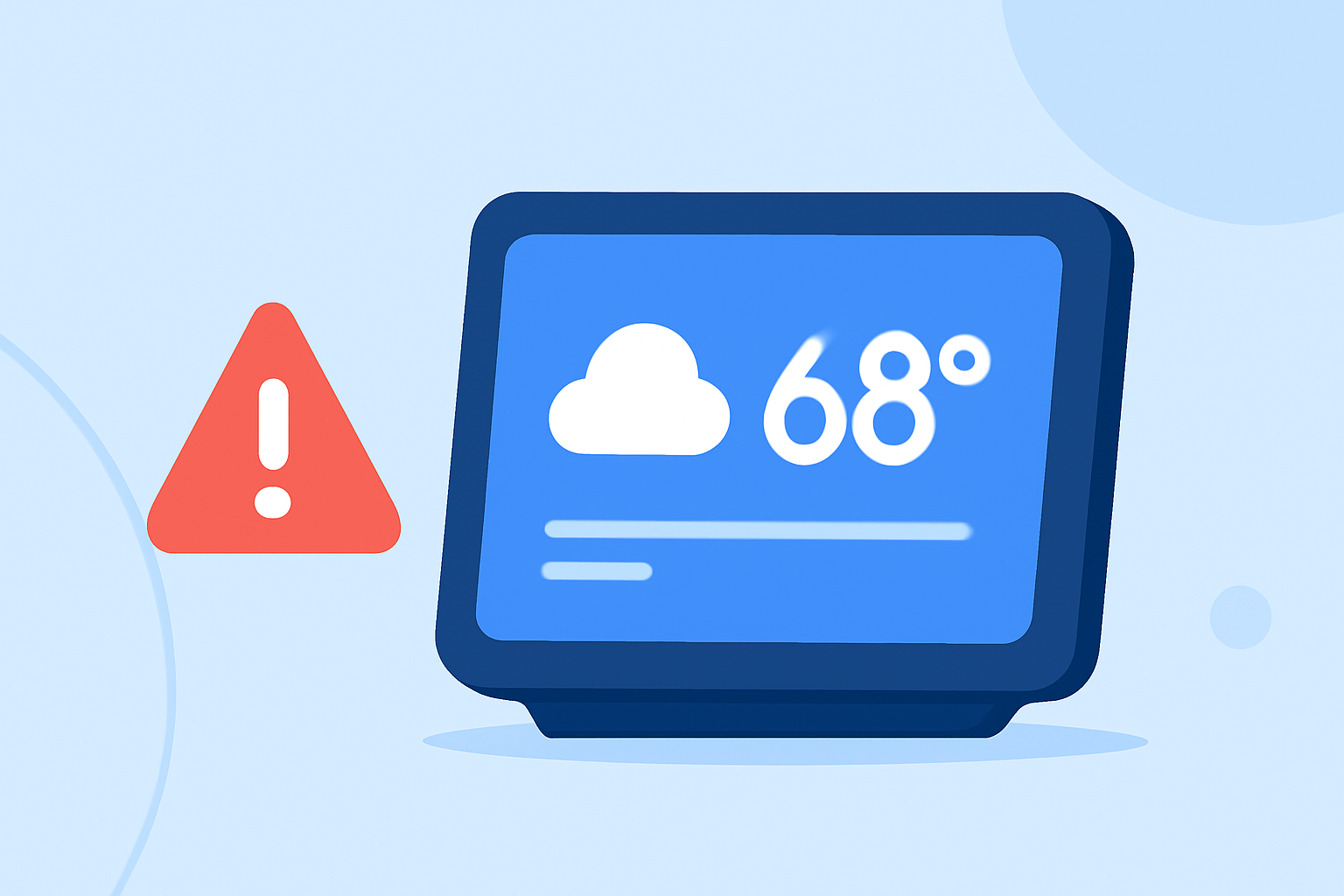 Large Weather Widgets: Mistakes to Avoid on a Smart Display