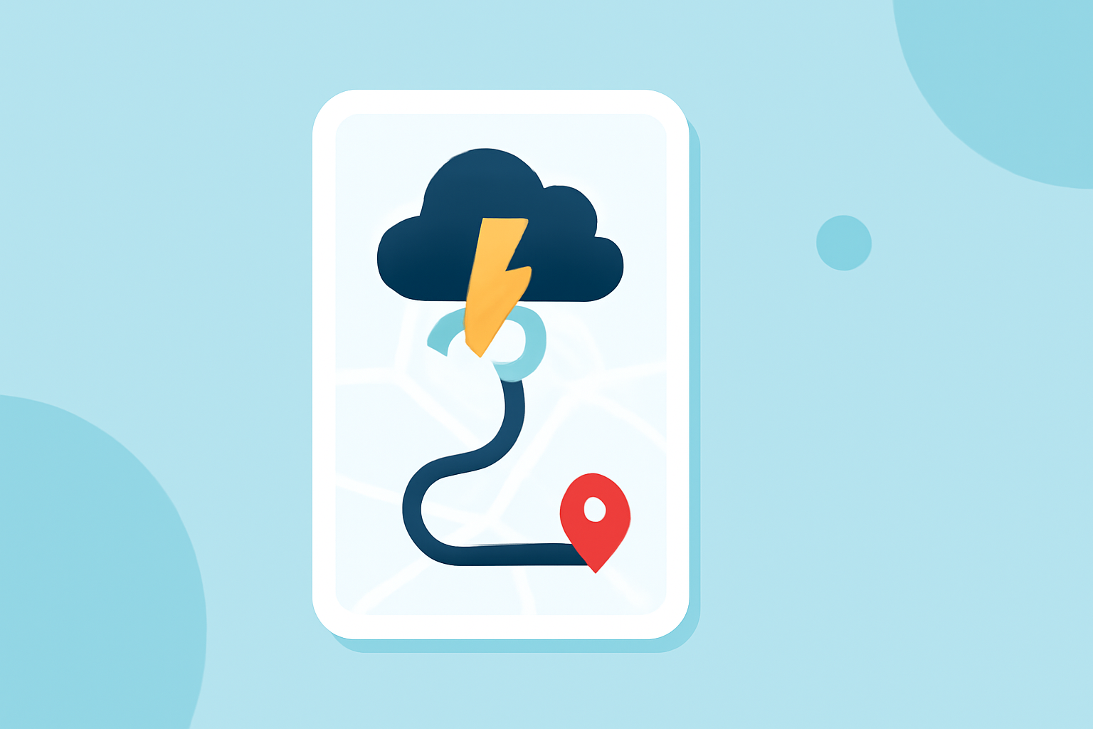 Tracking Storms Along Your Route: Examples at a Glance
