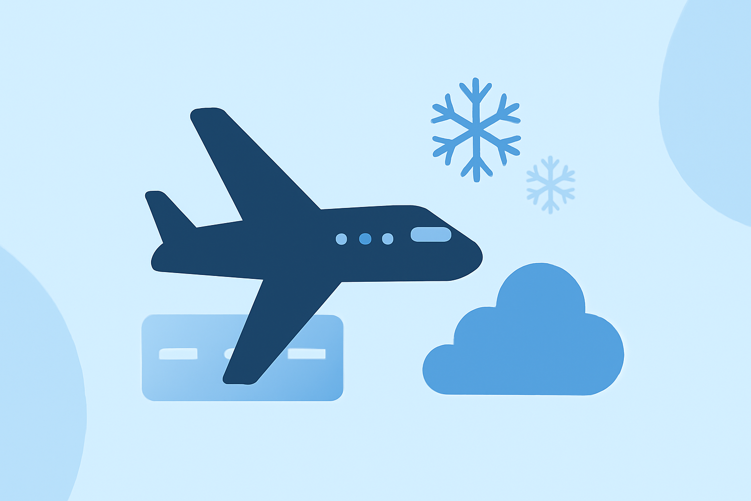 Understanding Ice and Runway Conditions for Connecting Flights