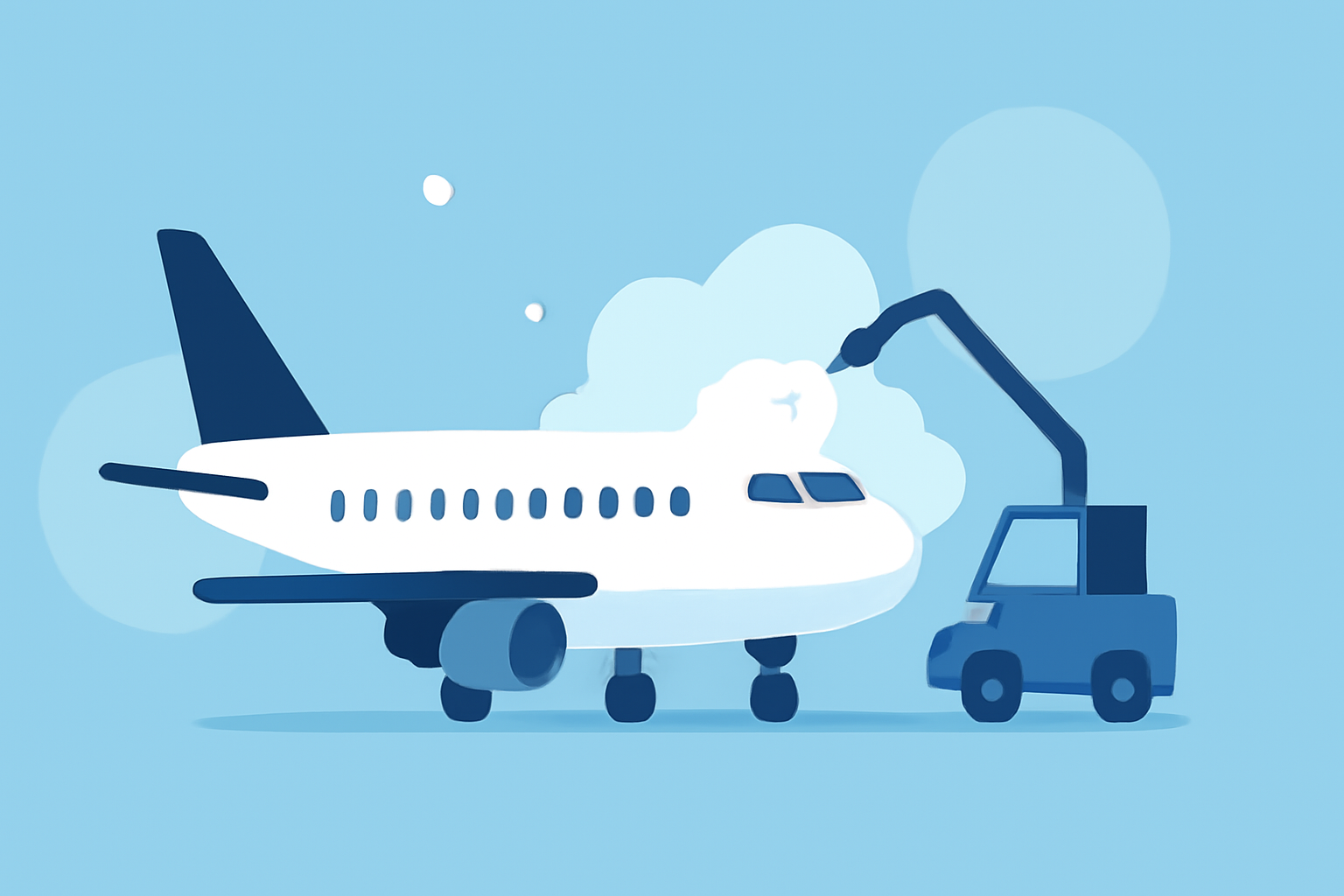 Aircraft De-Icing in Winter Explained