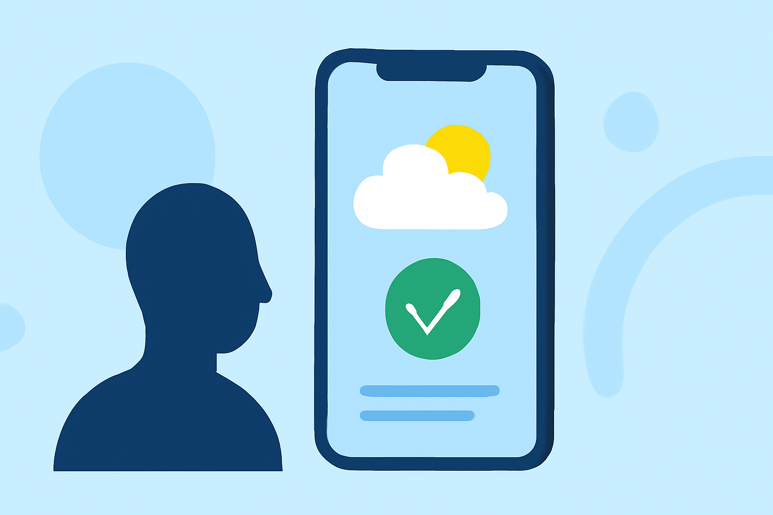 Weather and Same-Day Connection Tips on Your Phone