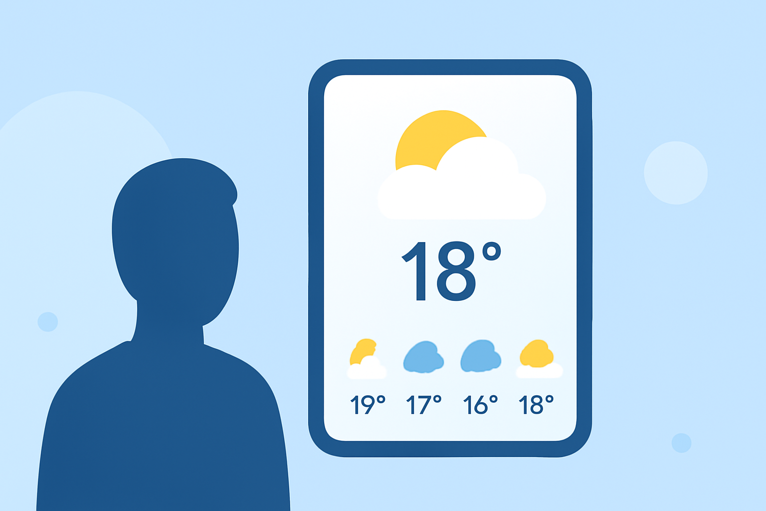 Large Weather Widgets Basics for Travelers