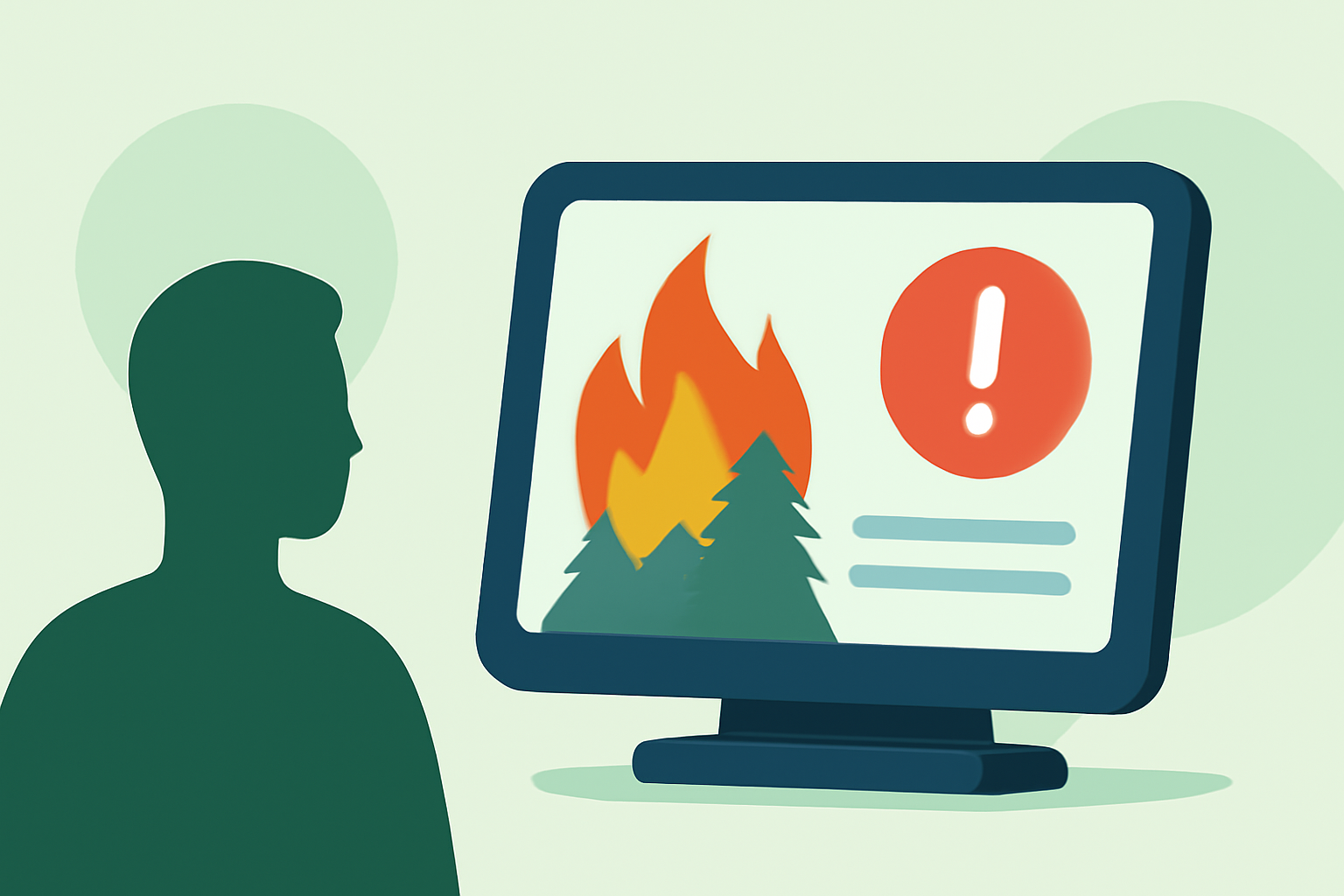 Understanding Wildfire Outlooks on Smart Displays