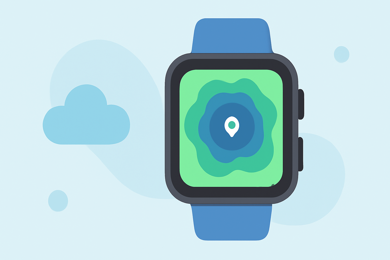 Water Accumulation Maps Tutorial on Wear OS