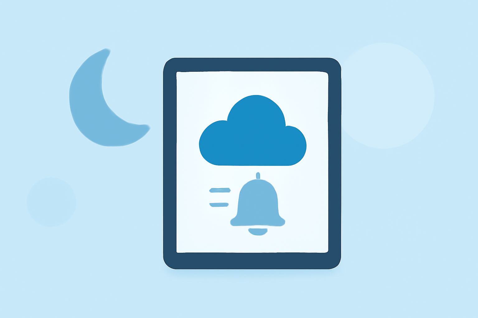 Weather Notification Quiet Hours Explained on iPad