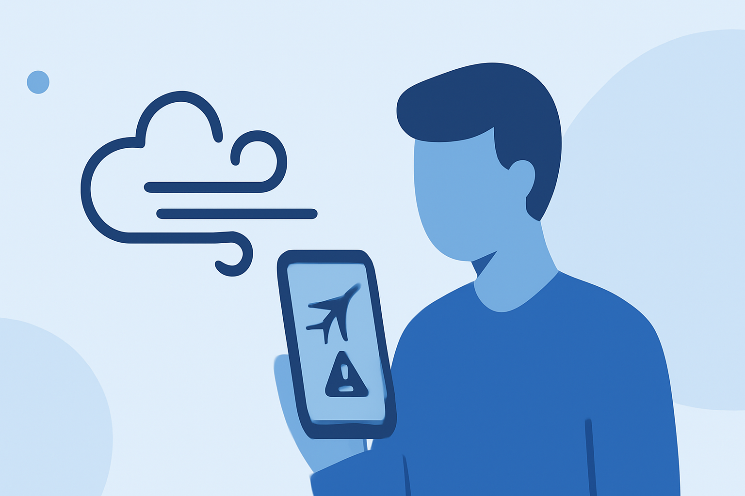 Managing Wind-Related Flight Delays on Your iPhone