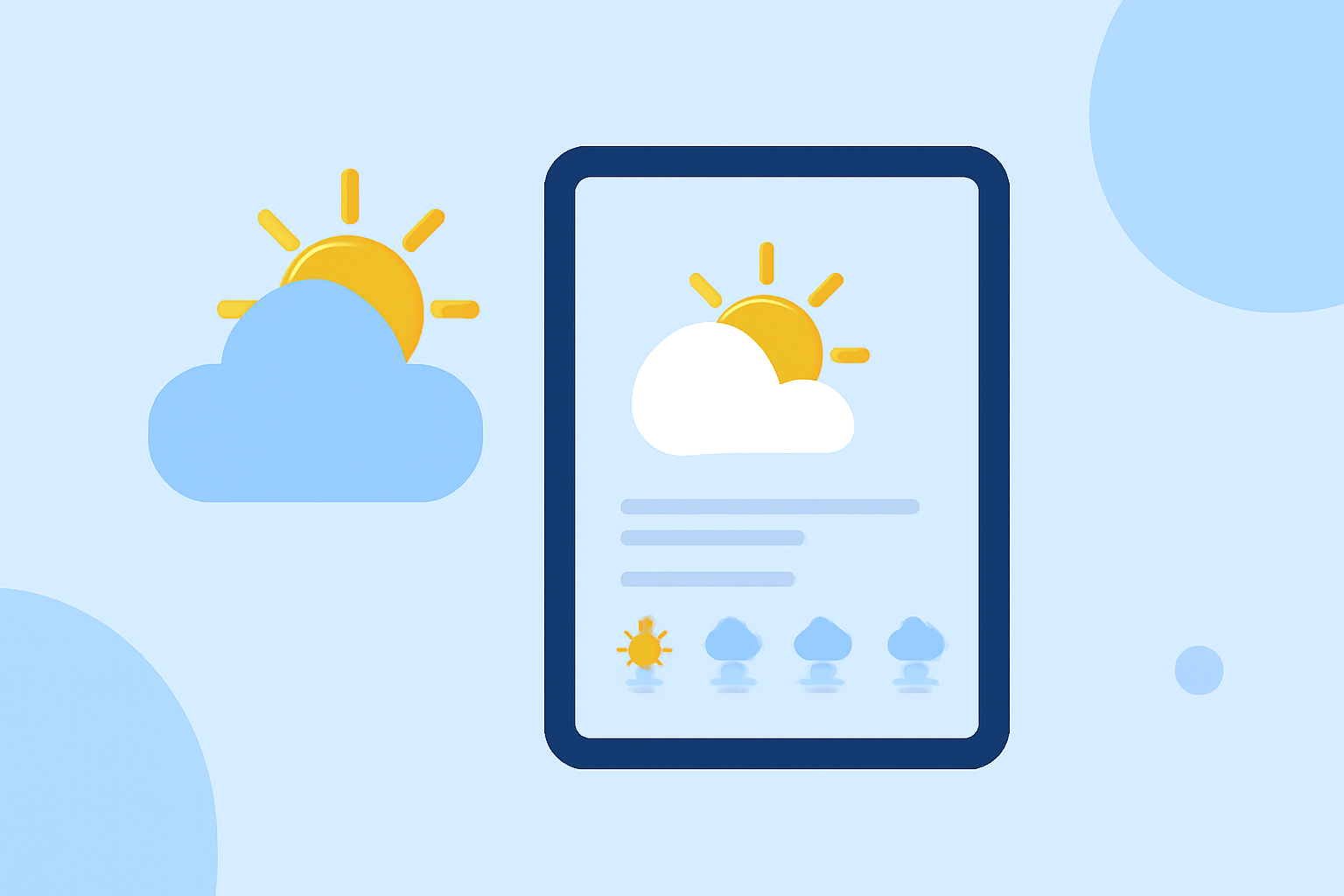 Daily Weather Planning Tutorial on iPad