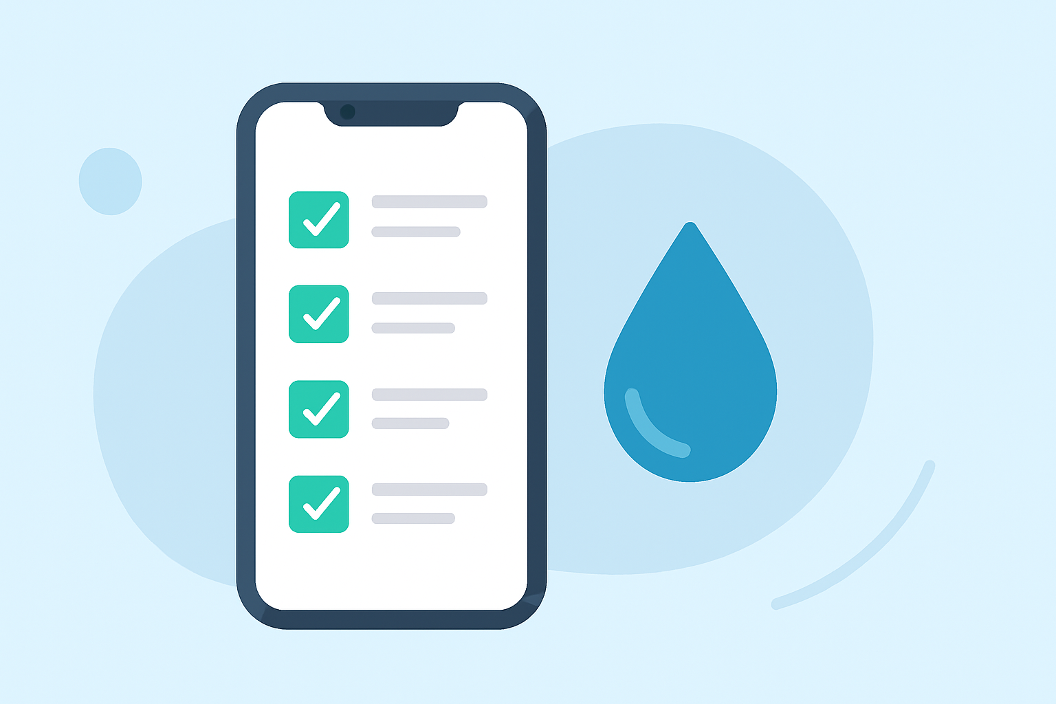 Flood Preparation Checklist on iPhone