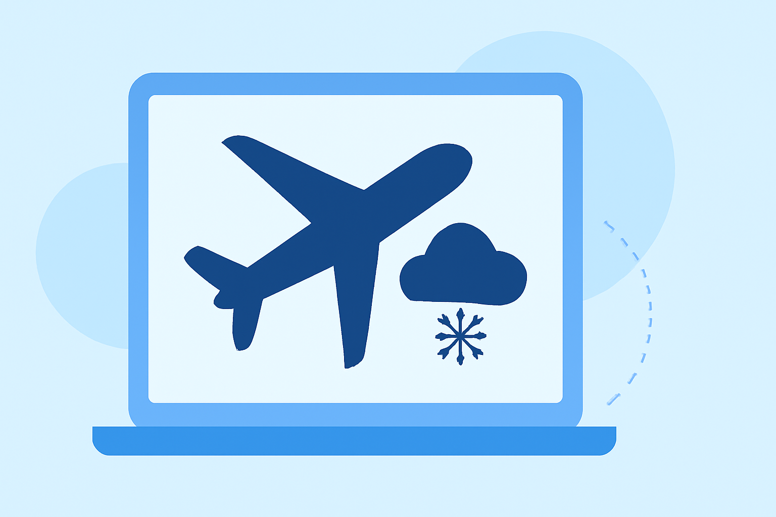 Essential Tips for Tracking Winter Weather Before International Flights