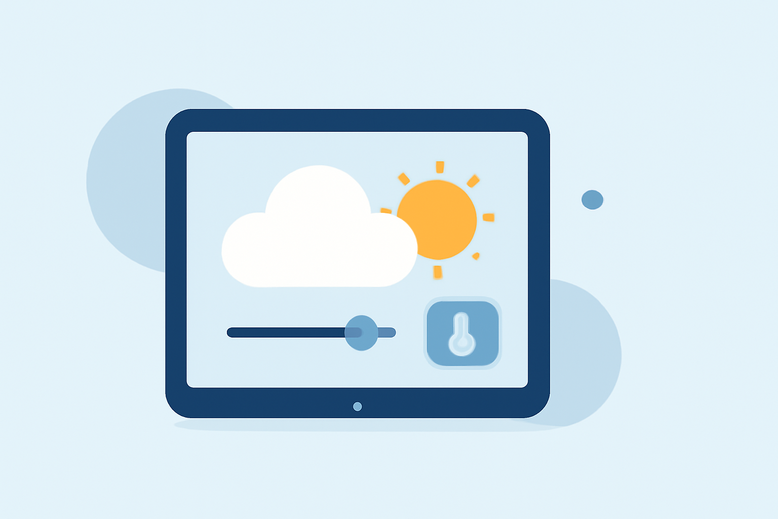 Interactive Weather Widgets Explained on iPad