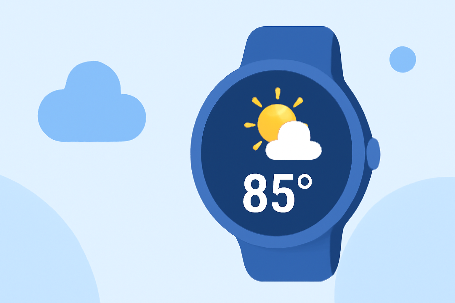 Quick Summer Weather Outlook on Wear OS