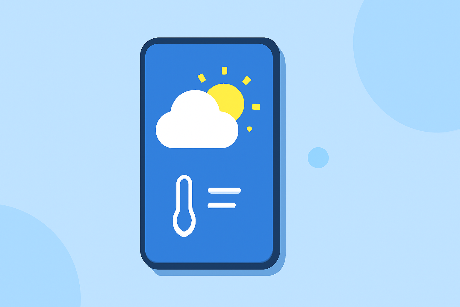 Weather Home Screen Widgets Basics During Travel Days