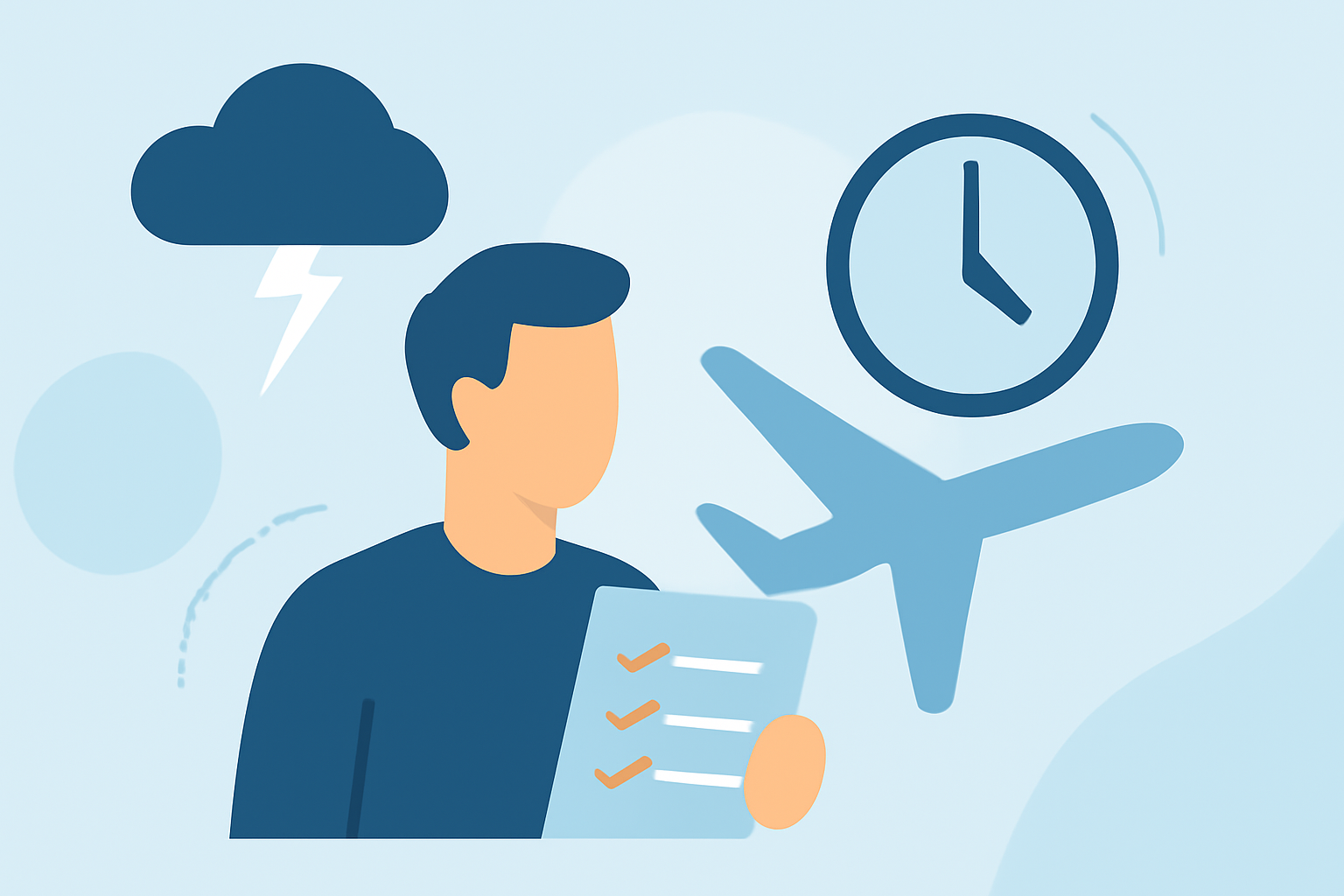Flight Delays from Thunderstorms: Step-by-Step Preparation Before You Fly