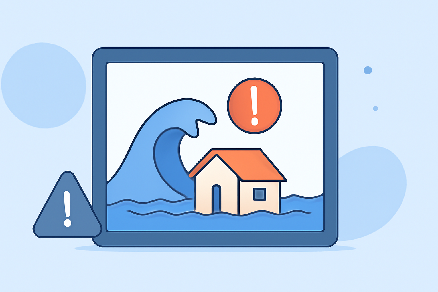 Coastal Flood Safety Mistakes to Avoid on a Tablet