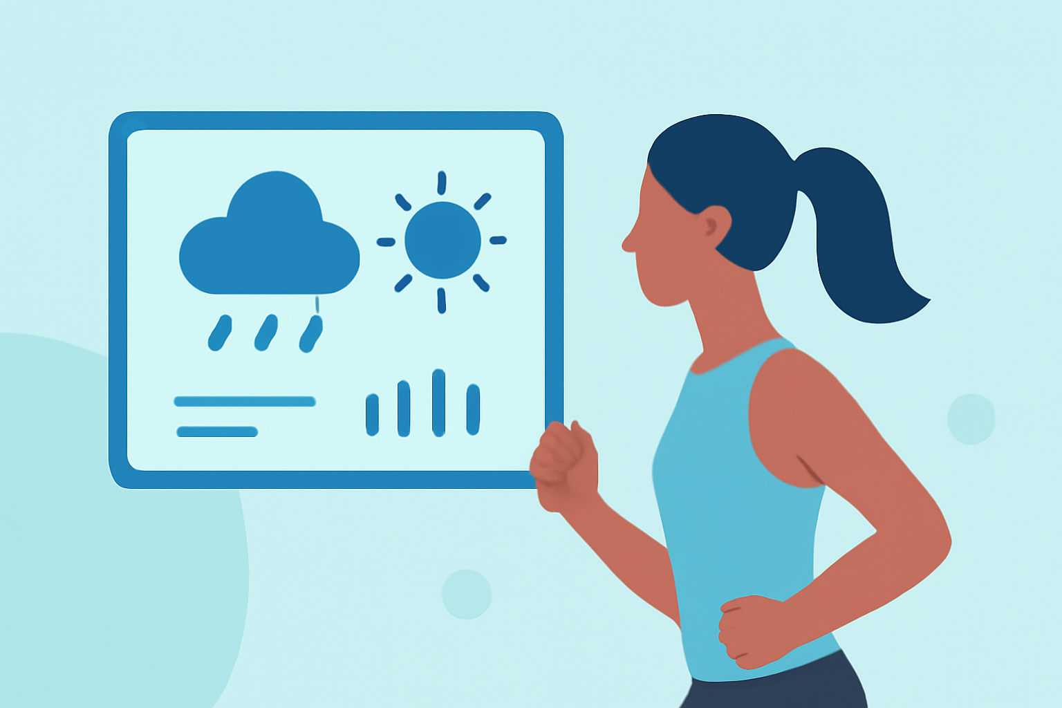 Precipitation Forecasts Explained During Workouts