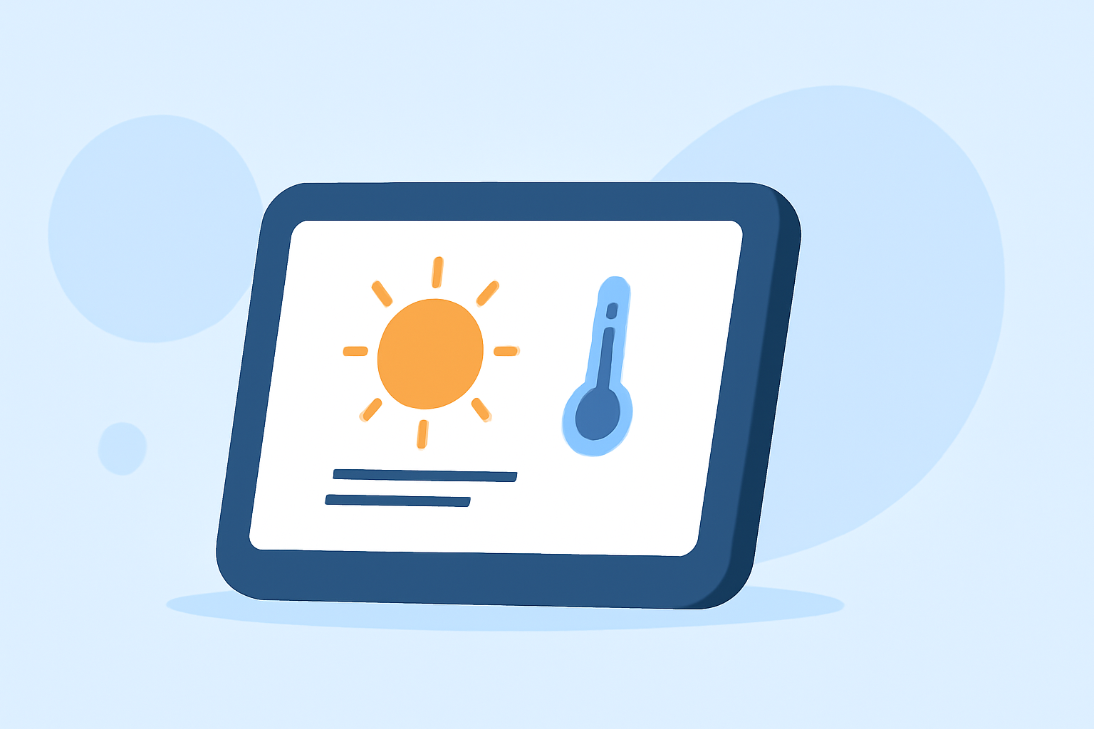 Easy Heat Wave Basics on a Smart Display