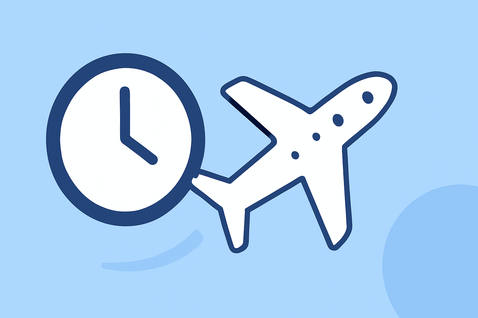Optimal Times to Fly for a Smooth Journey