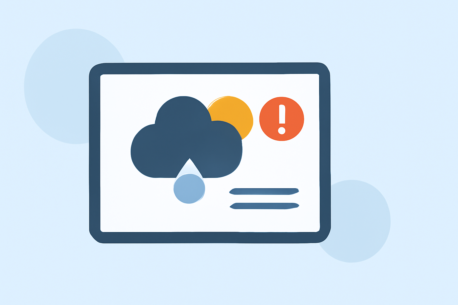 Quick Weather Alerts for Your Trip on iPad