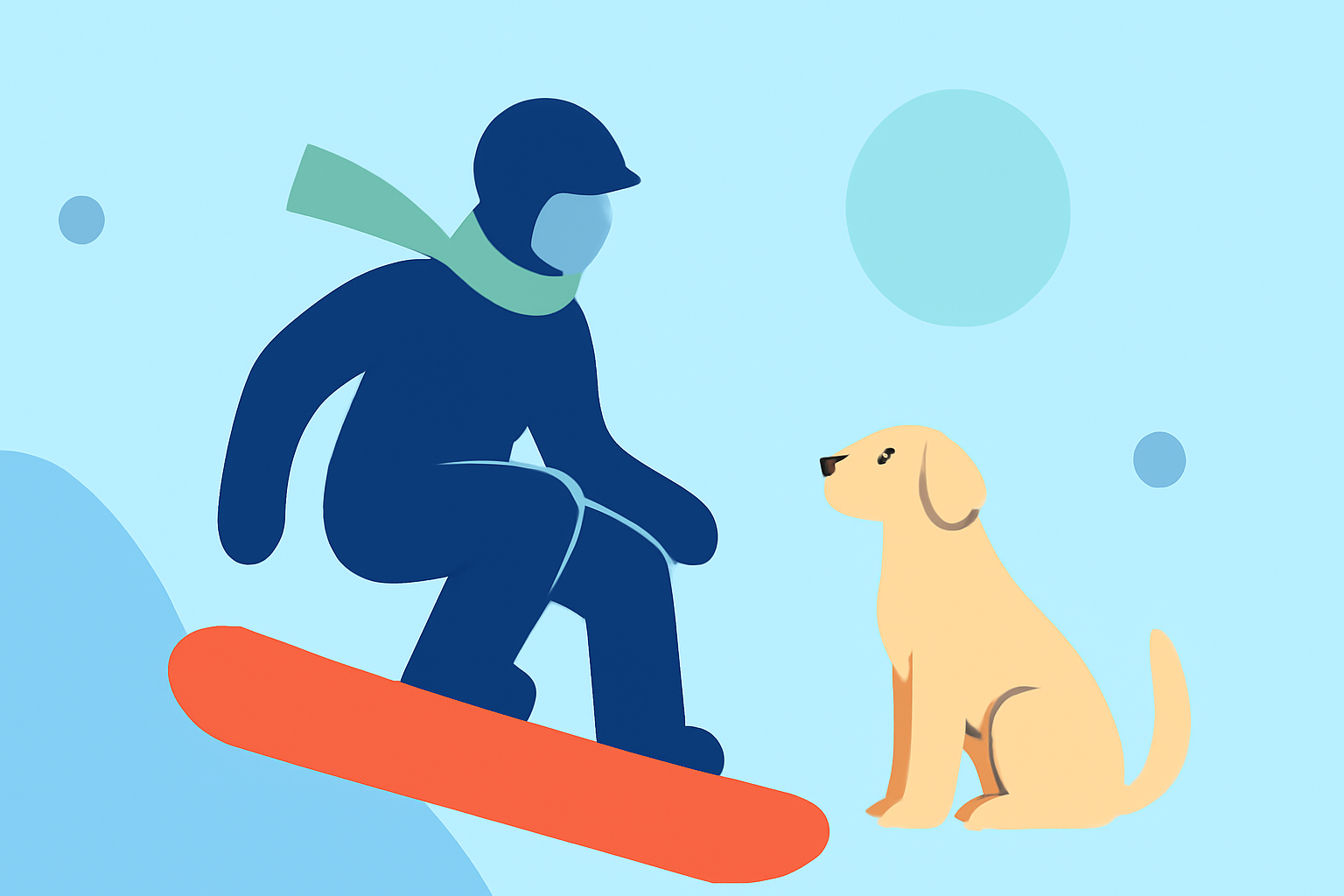 Weather Considerations for Snowboarding Trips for Beginners Who Own Pets