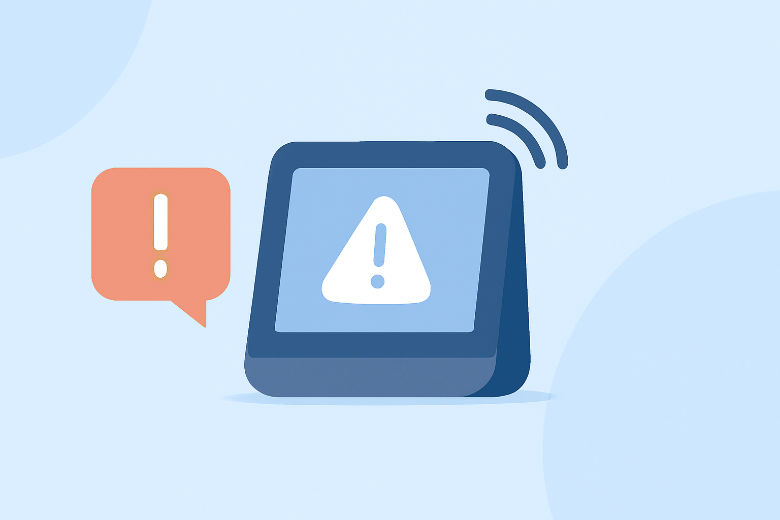 Pro Wireless Emergency Alerts on a Smart Display