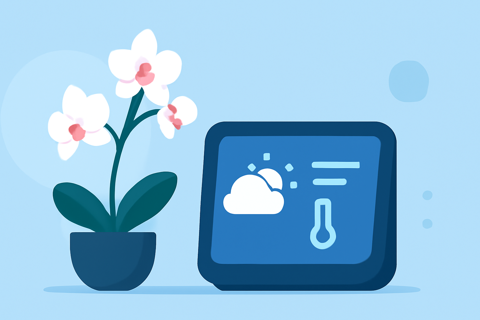 Optimizing Orchid Growth with Smart Display Weather Integration