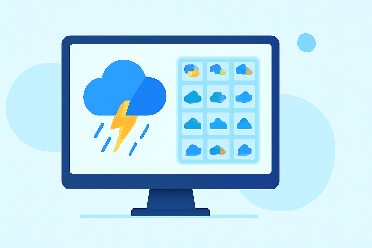 30-Day Weather Forecast Examples During Severe Weather