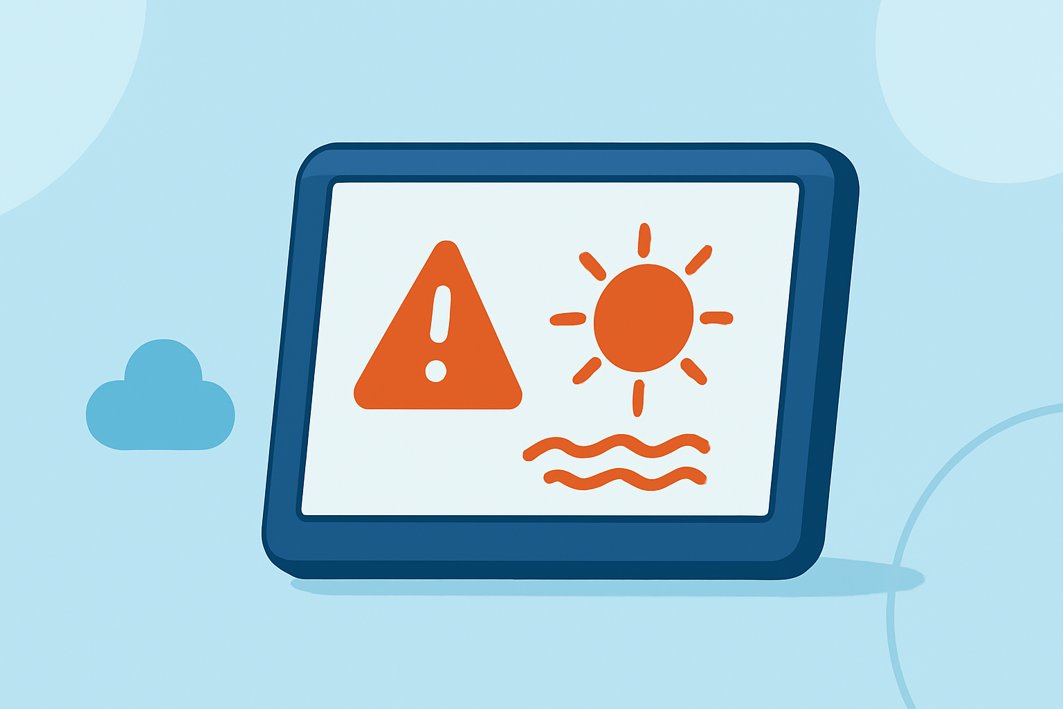 Heat Wave Alerts Cheat Sheet for Smart Displays