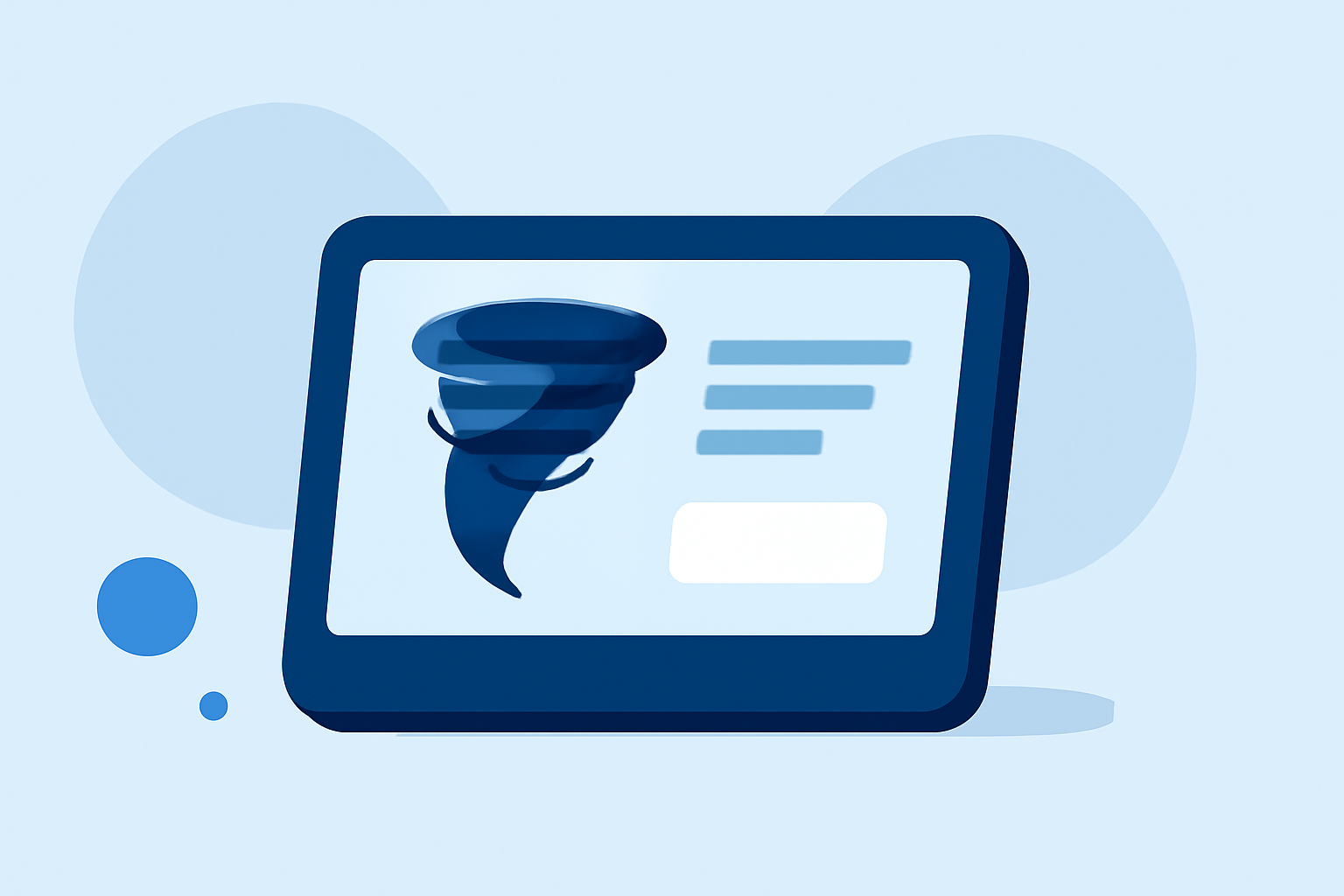 Easy Tornado Preparation on a Smart Display