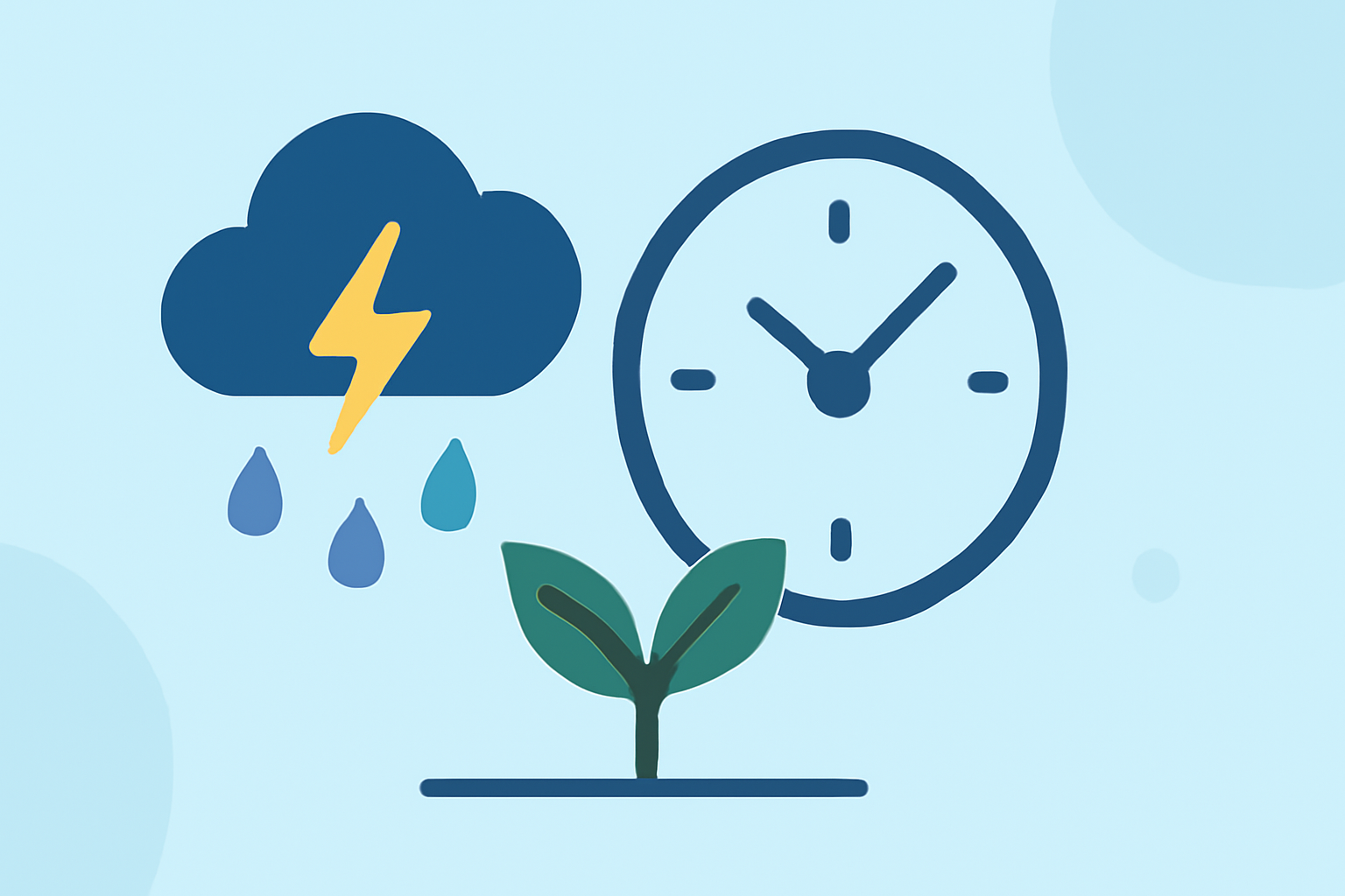 How to Estimate Storm Arrival Times for Your Garden