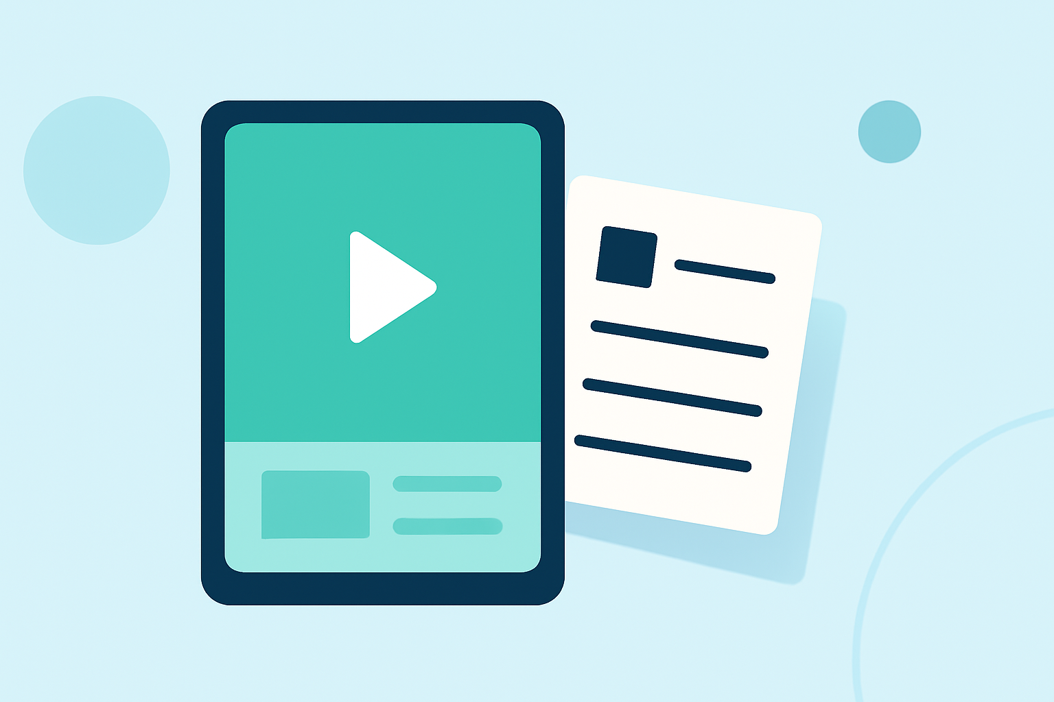 First Look at Mobile Destination Video Cheat Sheets