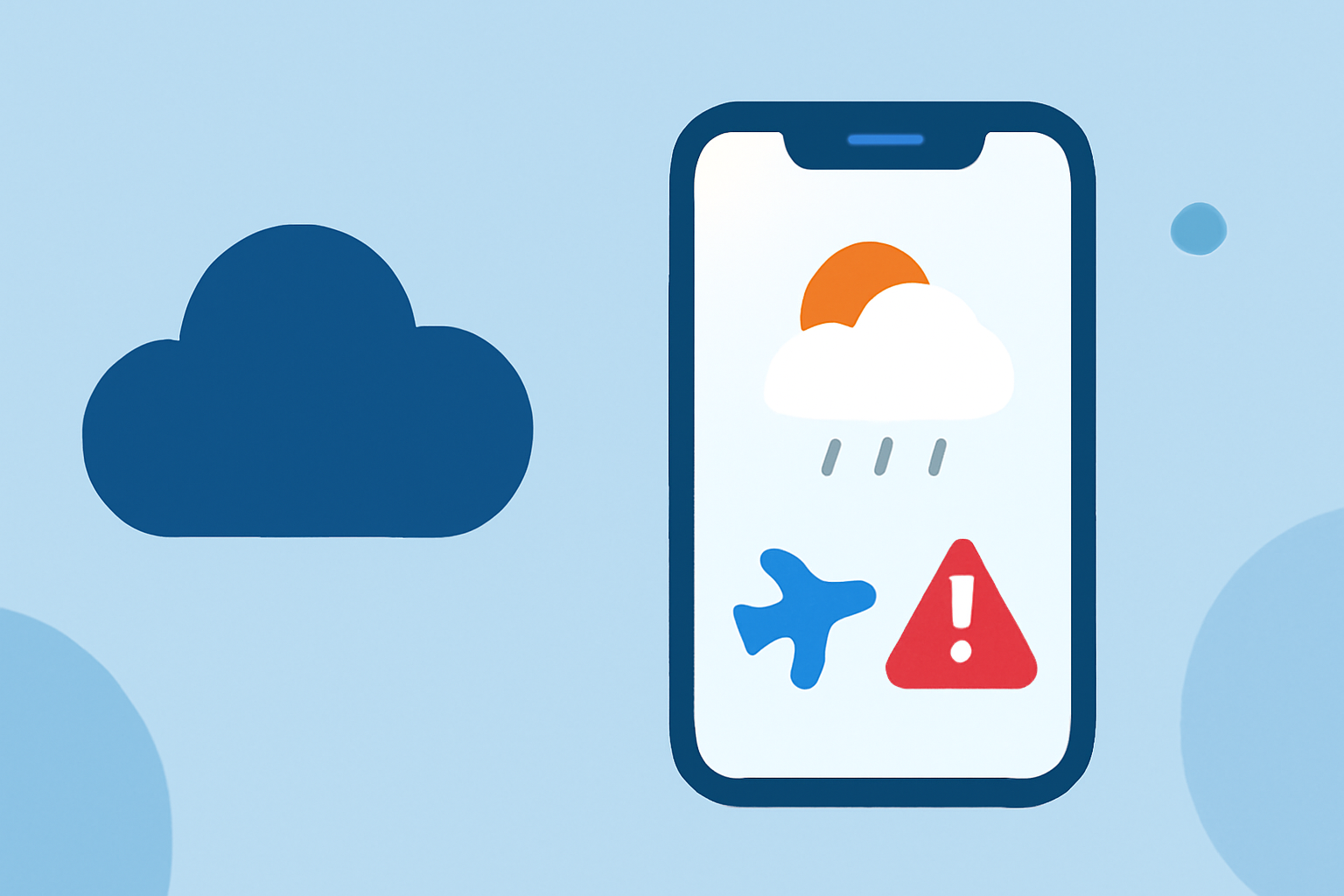 Airport Weather and Connection Risk Explained on iPhone