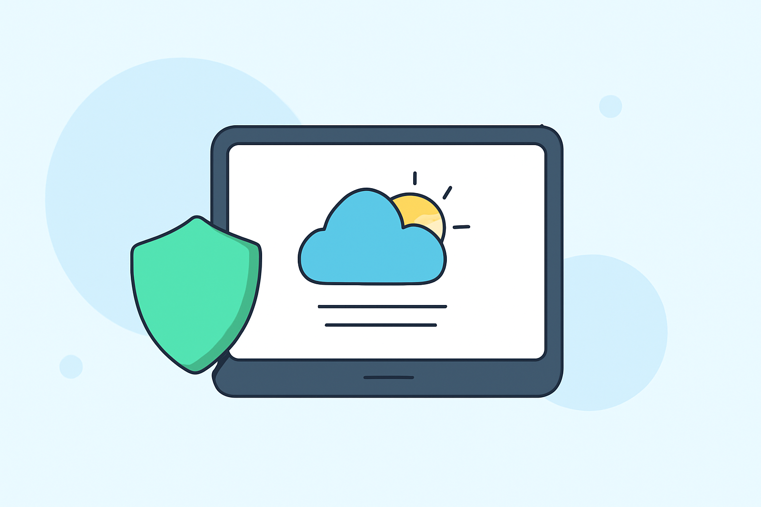 Weather App Privacy Basics Cheat Sheet for Smart Displays