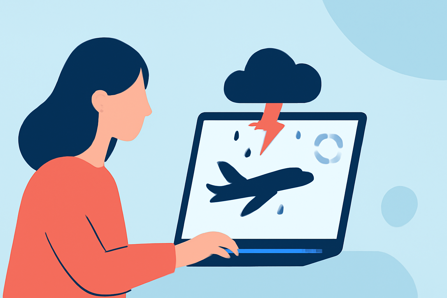 A First-Time Flyer's Guide to Rebooking Flights Amid Storms