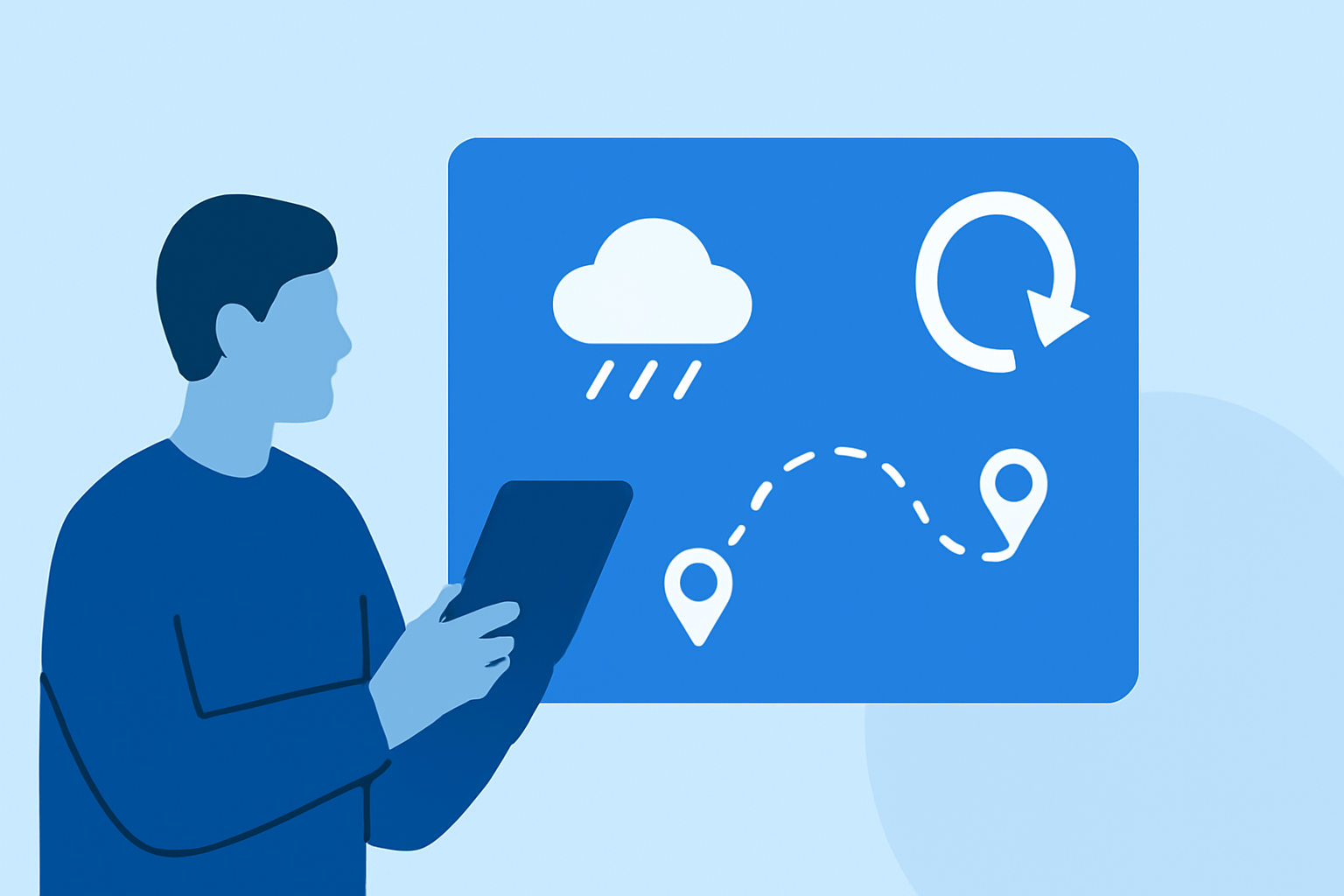 Recovering Travel Plans After a Storm in Real Time