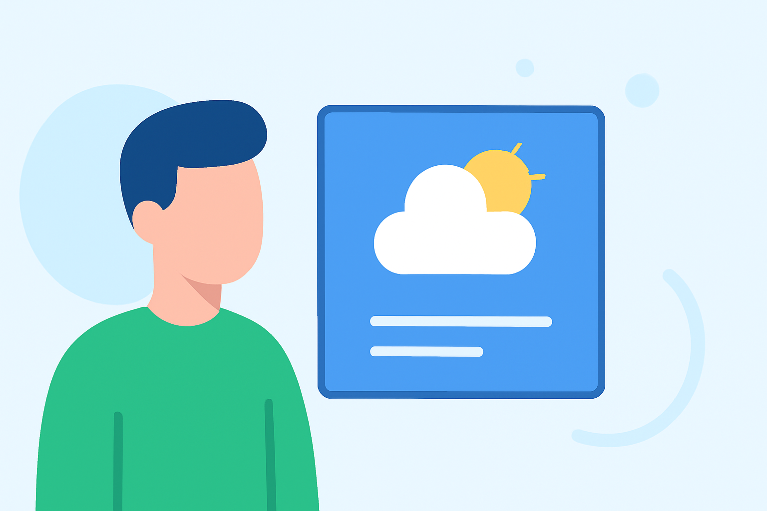 Easy Weather Widget Customization for Parents