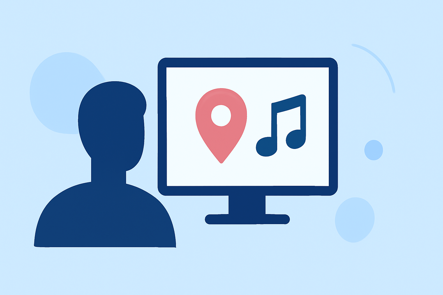 Enhancing Destination Arrival Posts with Music