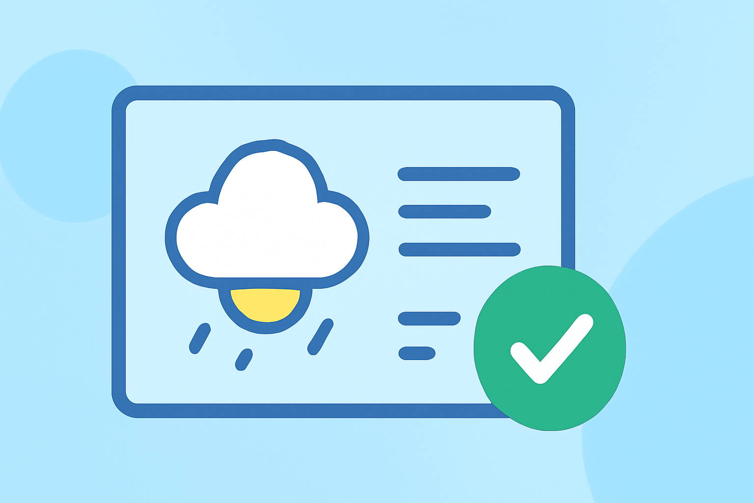 Weather Stack Widgets Checklist for the United States