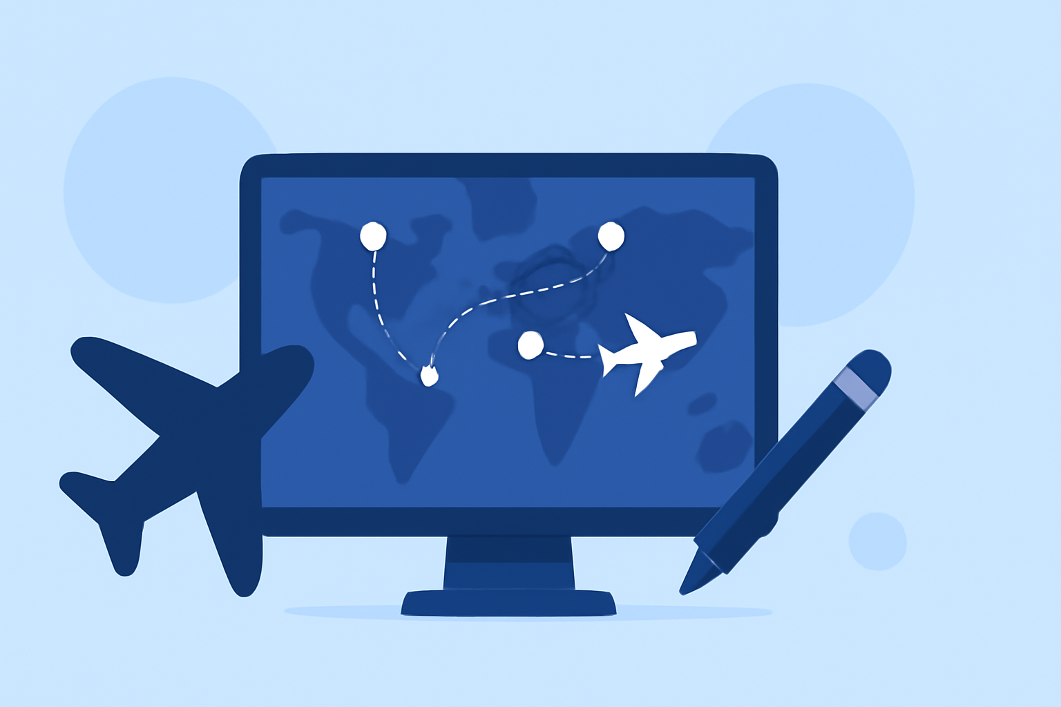 A Step-by-Step Guide to Editing Flight Route Map Overlays